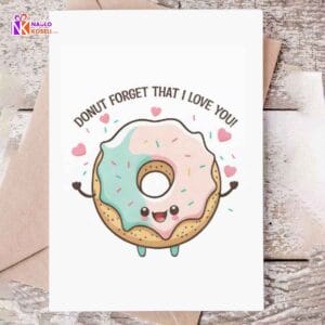 Donut Greetings Card
